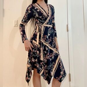 BCBGMaxAzria NWOT Asymmetrical Wrap Dress